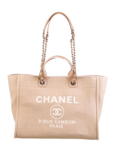 chanel canvas bag deauville celebrity|Chanel deauville tote 2022.